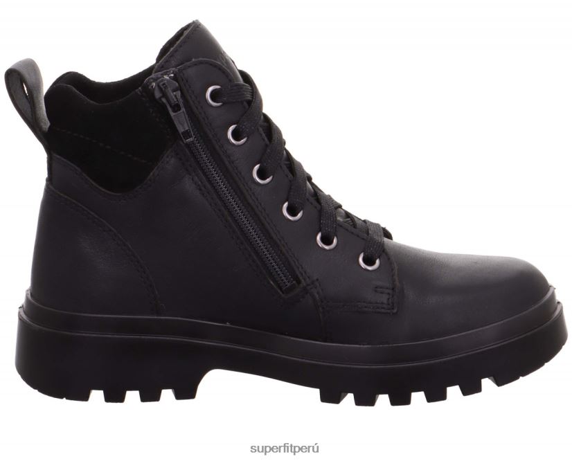 educación física Superfit niños pequeños abby - bota con cremallera negro V06L24730 botas