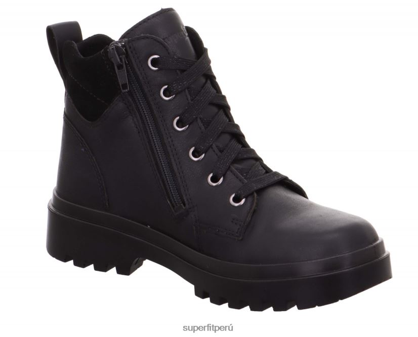 educación física Superfit niños pequeños abby - bota con cremallera negro V06L24730 botas