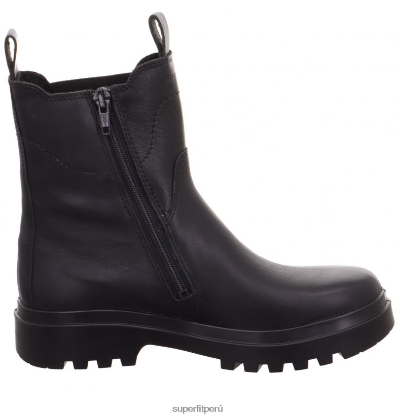 educación física Superfit niños pequeños abby - bota con cremallera negro V06L24744 botas