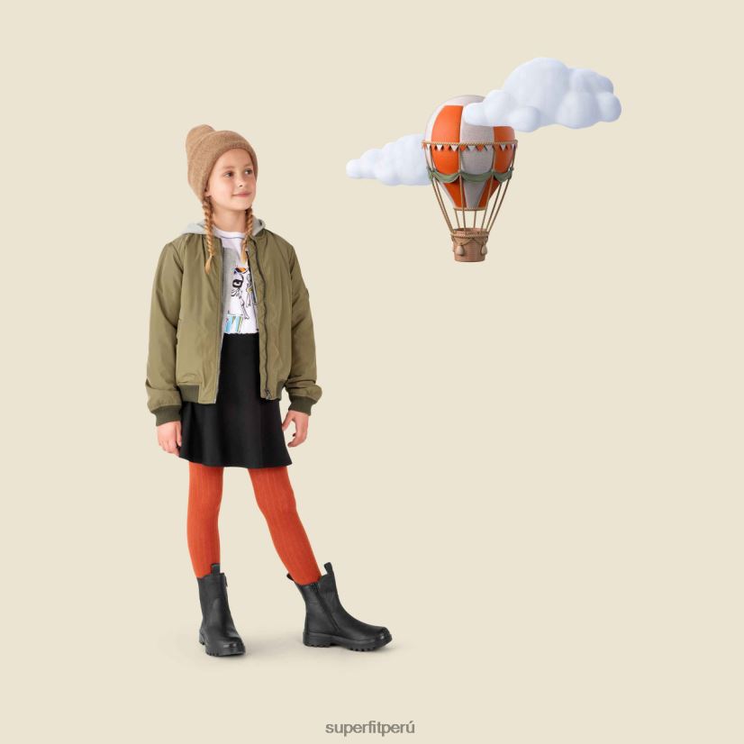 educación física Superfit niños pequeños abby - bota con cremallera negro V06L24744 botas