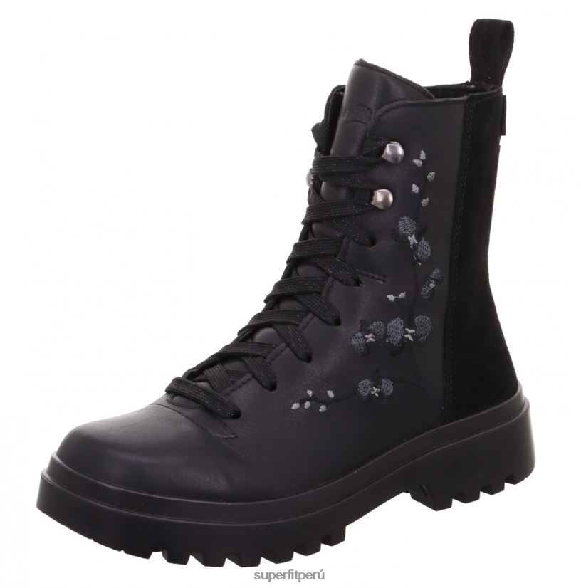 educación física Superfit niños pequeños abby - bota con cremallera negro V06L24765 botas