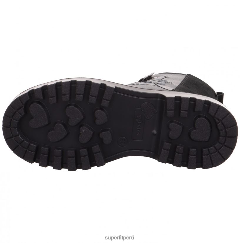 educación física Superfit niños pequeños abby - bota con cremallera negro V06L24765 botas