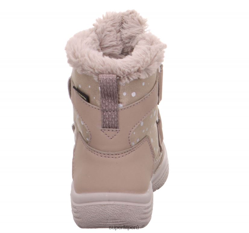 educación física Superfit niños pequeños crystal - bota con cierre de velcro beige V06L24749 botas