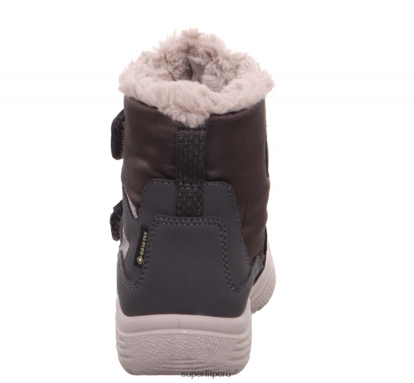 educación física Superfit niños pequeños crystal - bota con cierre de velcro gris/beige V06L24715 botas