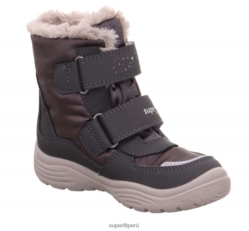 educación física Superfit niños pequeños crystal - bota con cierre de velcro gris/beige V06L24715 botas