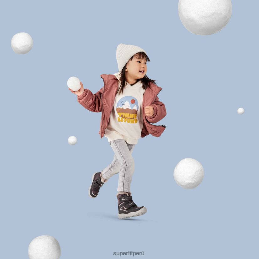 educación física Superfit niños pequeños crystal - bota con cierre de velcro gris/beige V06L24715 botas