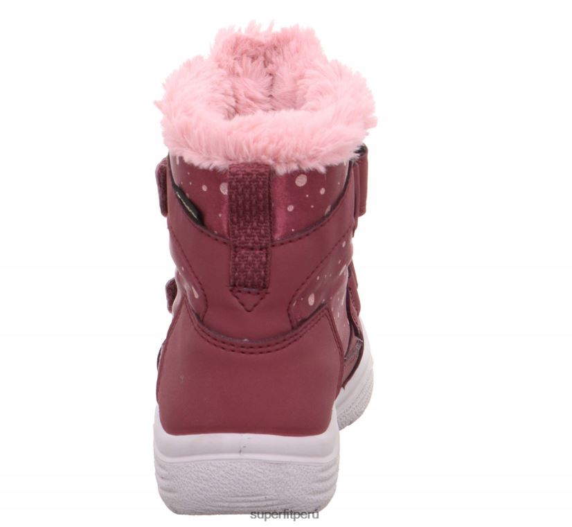 educación física Superfit niños pequeños crystal - bota con cierre de velcro rosa V06L24732 botas