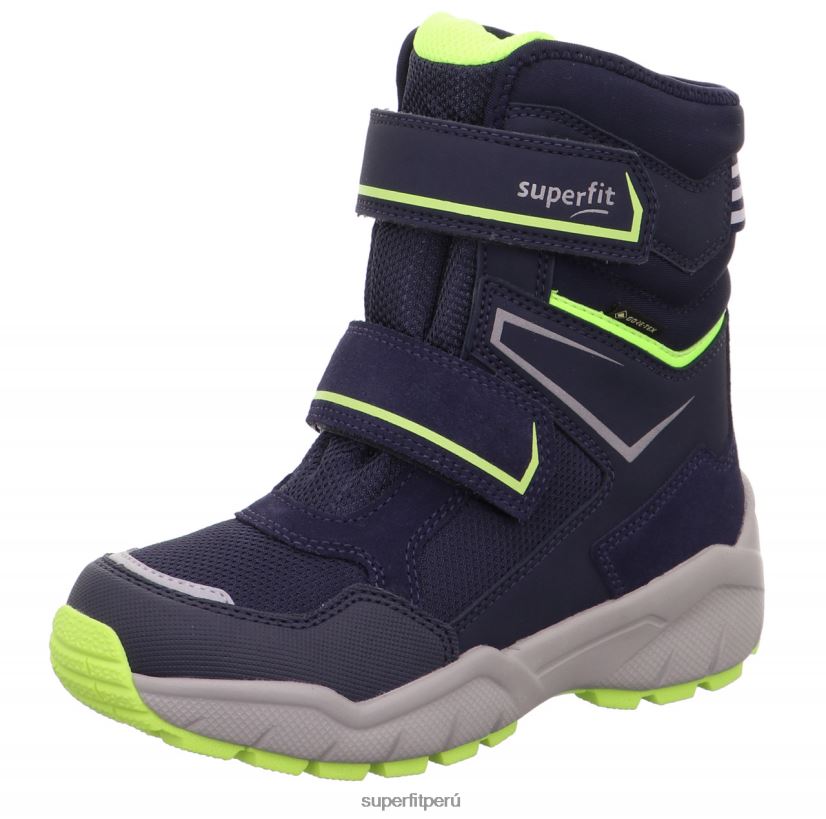 educación física Superfit niños pequeños culusuk 2.0 - bota con cierre de velcro azul amarillo V06L24703 botas