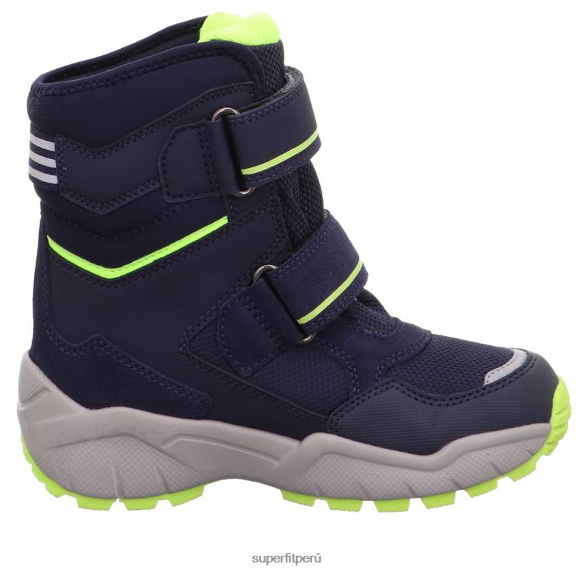 educación física Superfit niños pequeños culusuk 2.0 - bota con cierre de velcro azul amarillo V06L24703 botas