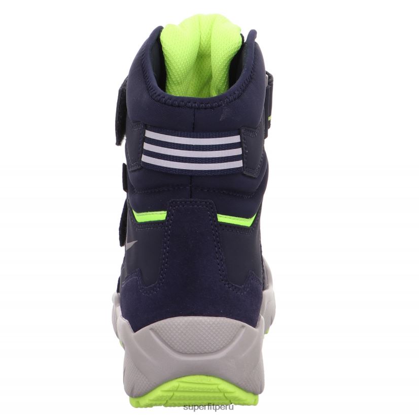 educación física Superfit niños pequeños culusuk 2.0 - bota con cierre de velcro azul amarillo V06L24703 botas