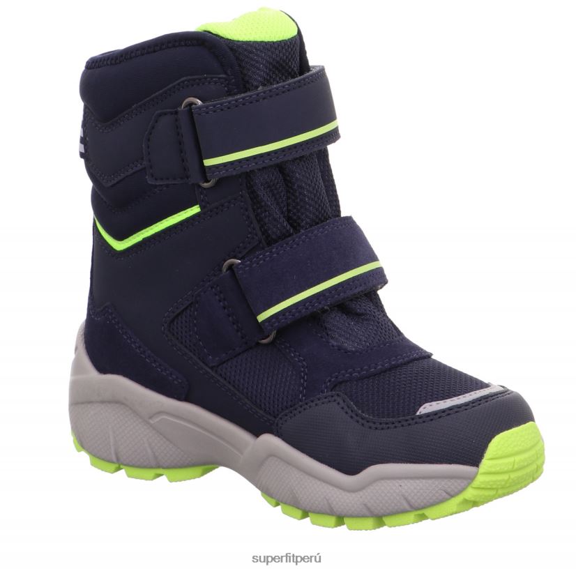 educación física Superfit niños pequeños culusuk 2.0 - bota con cierre de velcro azul amarillo V06L24703 botas