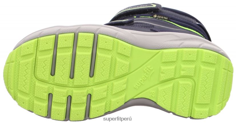 educación física Superfit niños pequeños culusuk 2.0 - bota con cierre de velcro azul amarillo V06L24703 botas