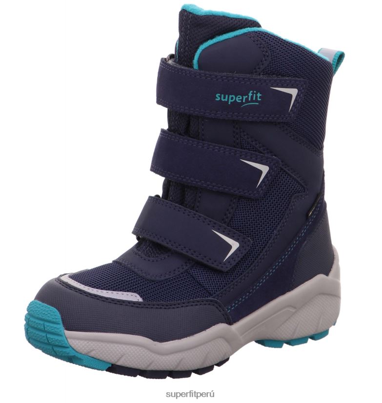 educación física Superfit niños pequeños culusuk 2.0 - bota con cierre de velcro azul verde V06L24741 botas