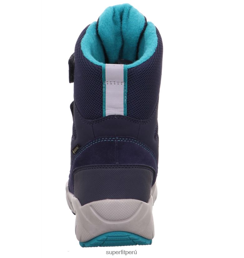 educación física Superfit niños pequeños culusuk 2.0 - bota con cierre de velcro azul verde V06L24741 botas