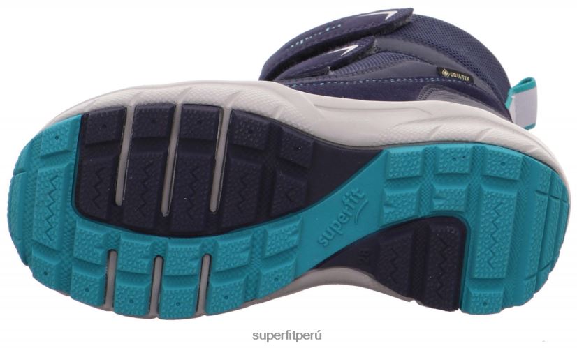educación física Superfit niños pequeños culusuk 2.0 - bota con cierre de velcro azul verde V06L24741 botas