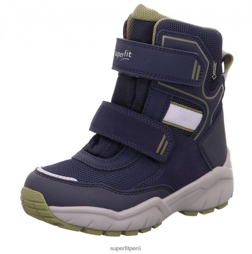 educación física Superfit niños pequeños culusuk 2.0 - bota con cierre de velcro azul verde V06L24760 botas