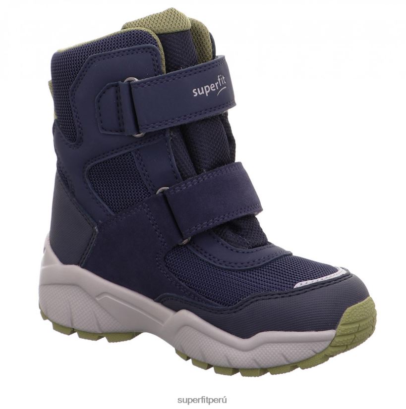 educación física Superfit niños pequeños culusuk 2.0 - bota con cierre de velcro azul verde V06L24760 botas