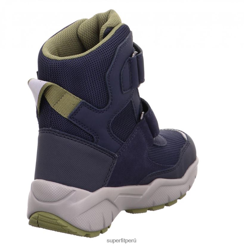 educación física Superfit niños pequeños culusuk 2.0 - bota con cierre de velcro azul verde V06L24760 botas