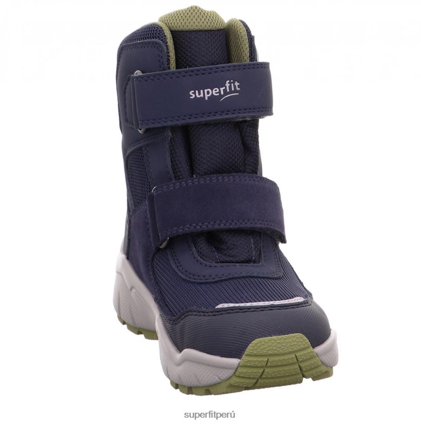 educación física Superfit niños pequeños culusuk 2.0 - bota con cierre de velcro azul verde V06L24760 botas