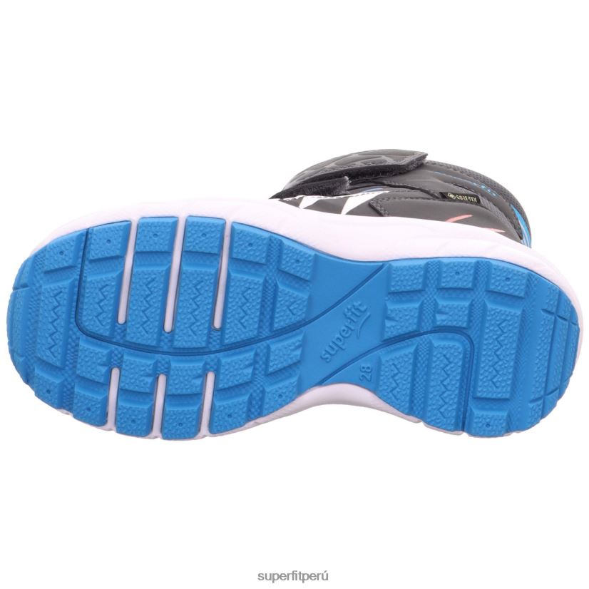 educación física Superfit niños pequeños culusuk 2.0 - bota con cierre de velcro gris/turquesa V06L24716 botas