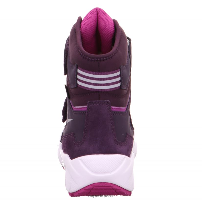 educación física Superfit niños pequeños culusuk 2.0 - bota con cierre de velcro morado/rosa V06L24695 botas