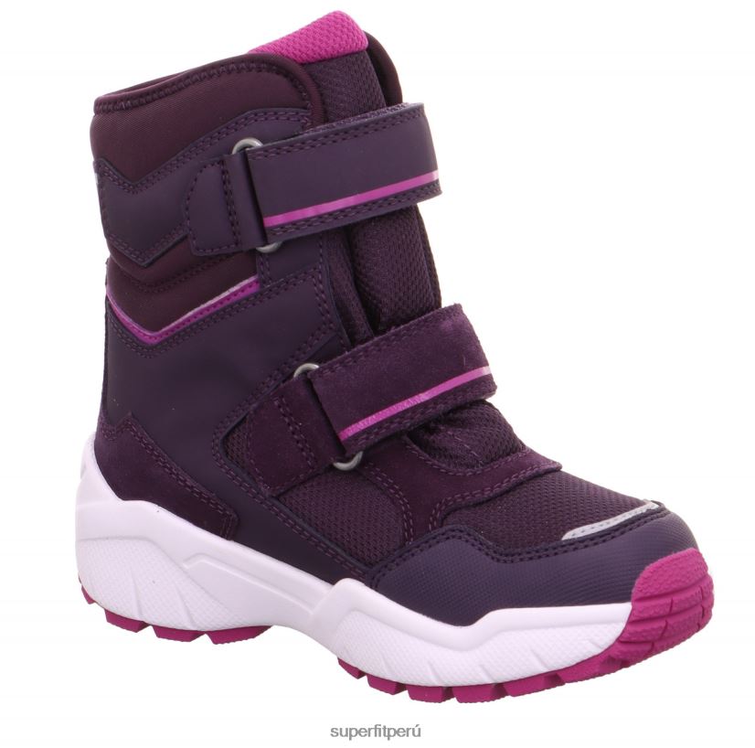 educación física Superfit niños pequeños culusuk 2.0 - bota con cierre de velcro morado/rosa V06L24695 botas