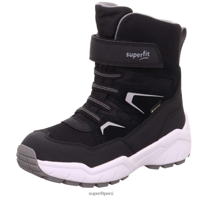 educación física Superfit niños pequeños culusuk 2.0 - bota con cierre de velcro negro/gris claro V06L24759 botas
