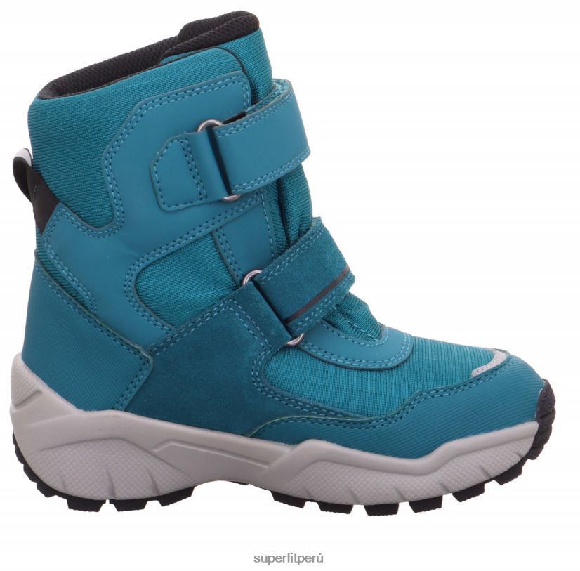 educación física Superfit niños pequeños culusuk 2.0 - bota con cierre de velcro verde/negro V06L24743 botas