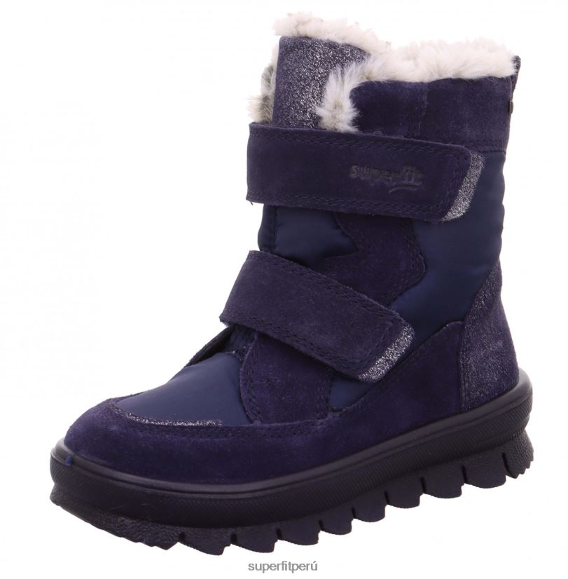 educación física Superfit niños pequeños flavia - bota con cierre de velcro azul V06L24690 botas