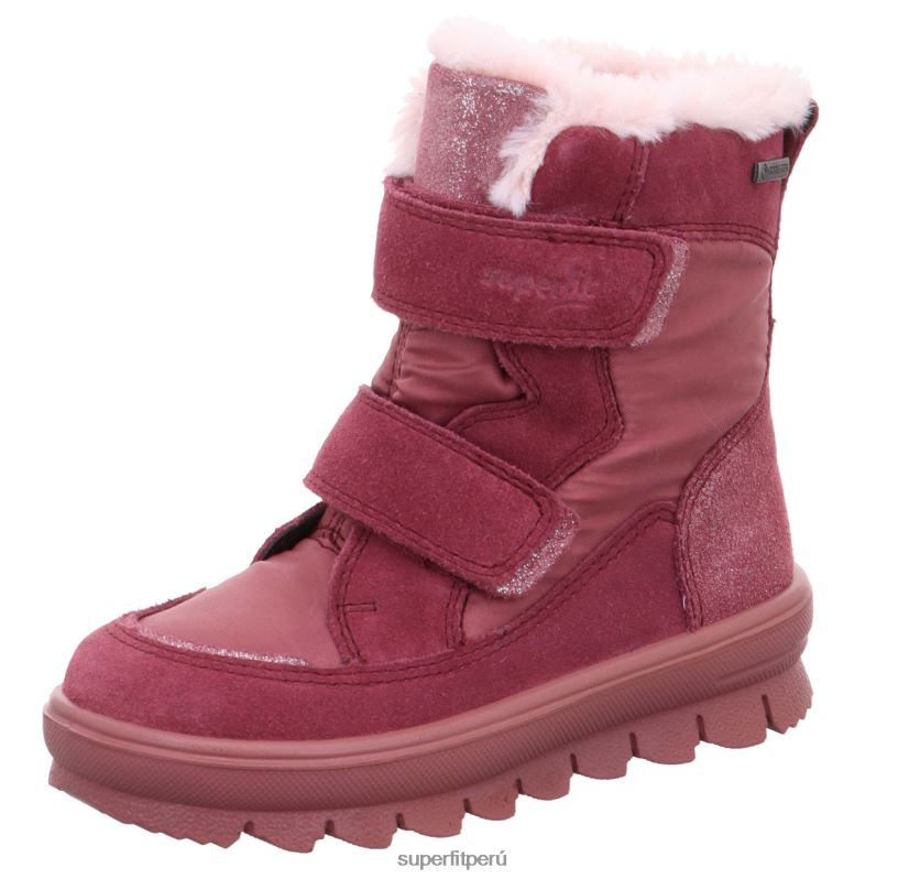 educación física Superfit niños pequeños flavia - bota con cierre de velcro rosa V06L24721 botas