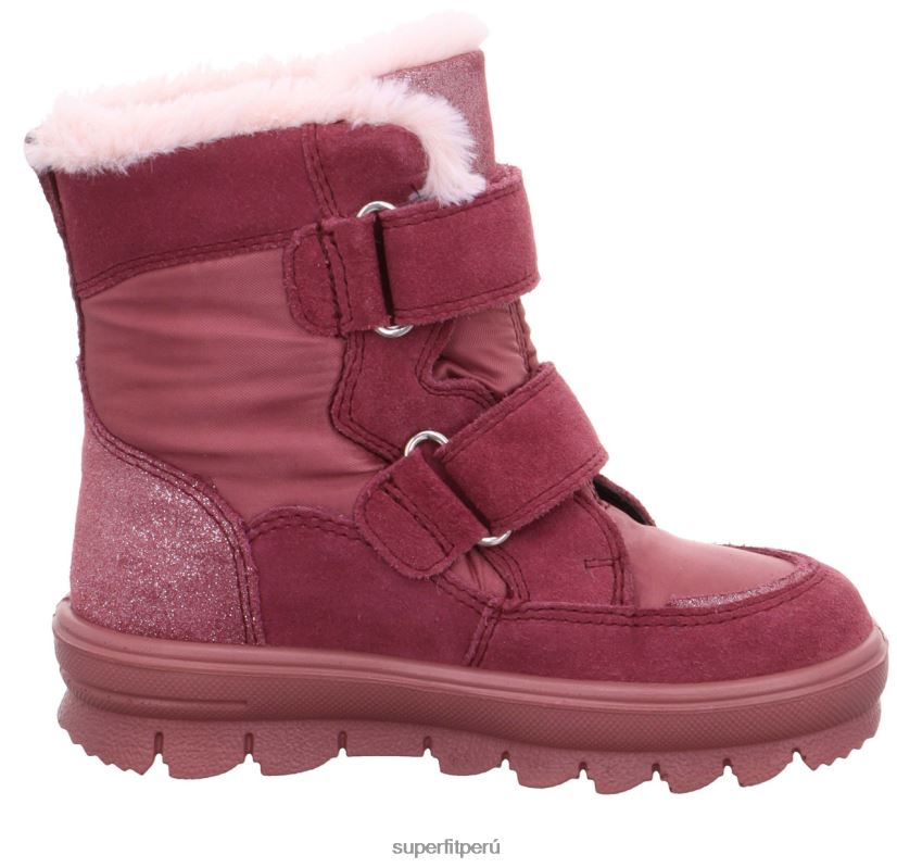 educación física Superfit niños pequeños flavia - bota con cierre de velcro rosa V06L24721 botas