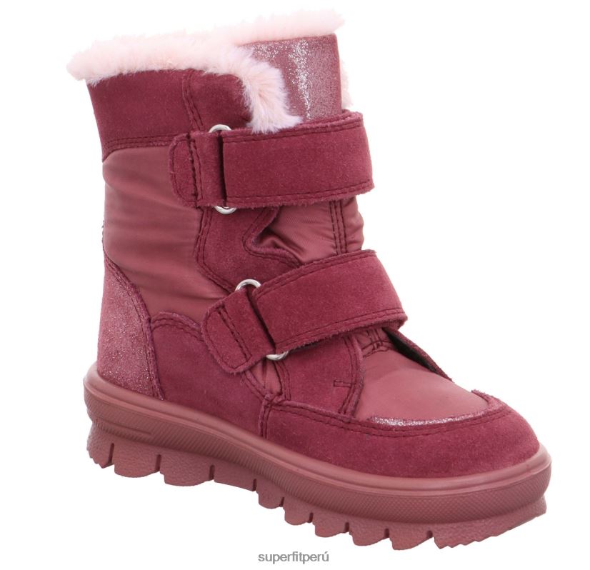 educación física Superfit niños pequeños flavia - bota con cierre de velcro rosa V06L24721 botas