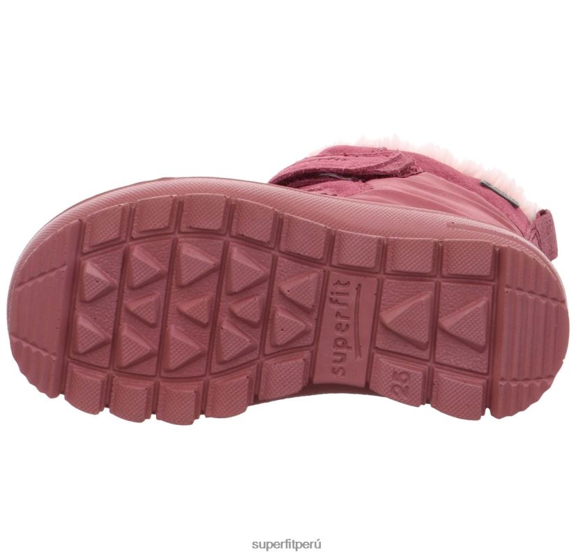educación física Superfit niños pequeños flavia - bota con cierre de velcro rosa V06L24721 botas