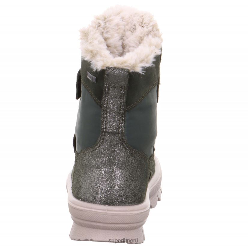 educación física Superfit niños pequeños flavia - bota con cierre de velcro verde V06L24734 botas