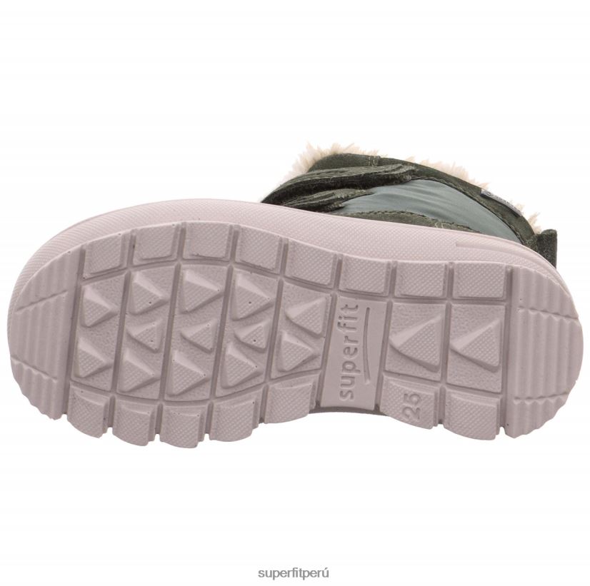 educación física Superfit niños pequeños flavia - bota con cierre de velcro verde V06L24734 botas