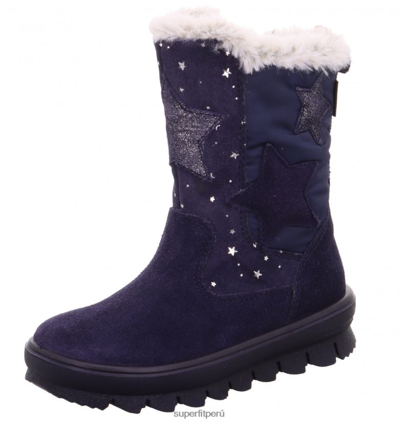 educación física Superfit niños pequeños flavia - bota con cremallera azul V06L24706 botas