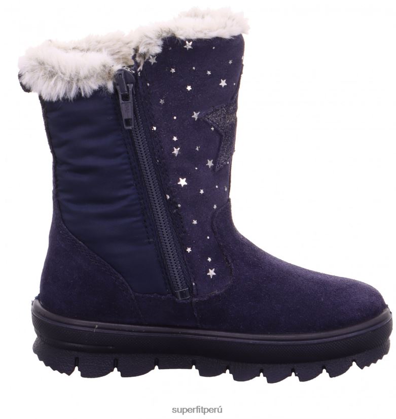 educación física Superfit niños pequeños flavia - bota con cremallera azul V06L24706 botas