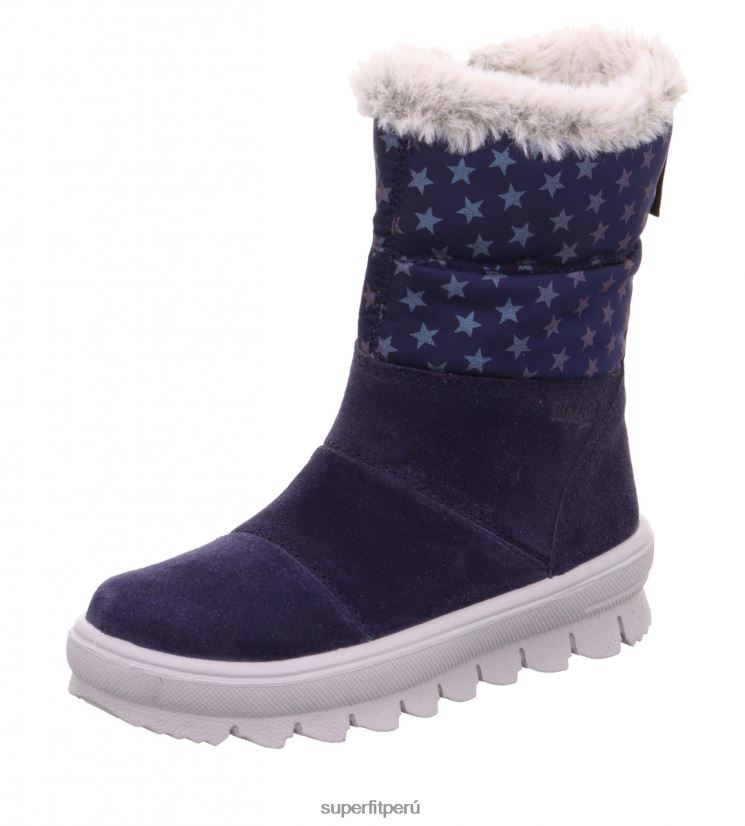 educación física Superfit niños pequeños flavia - bota con cremallera azul V06L24720 botas
