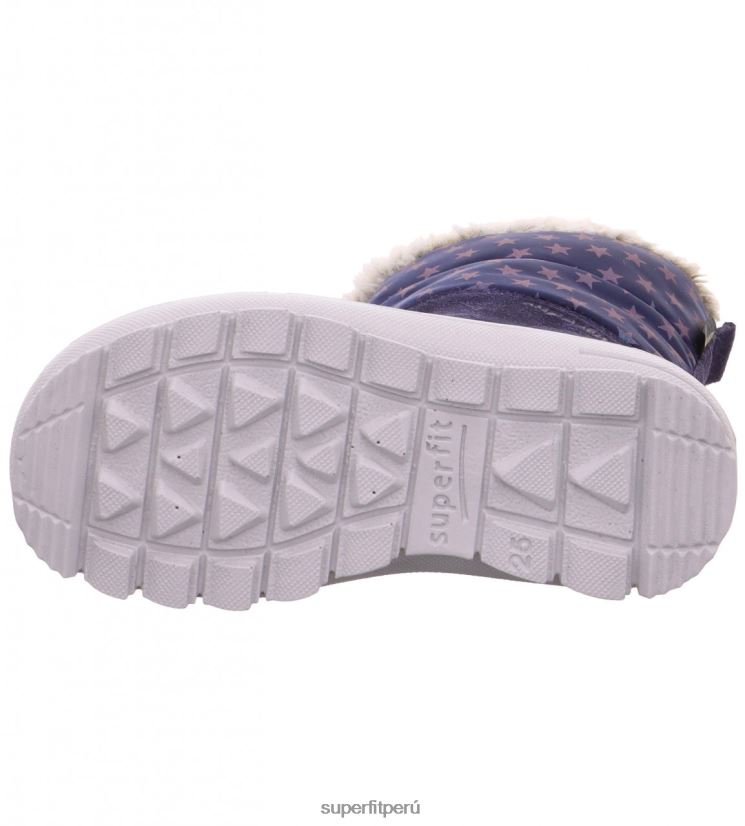 educación física Superfit niños pequeños flavia - bota con cremallera azul V06L24720 botas