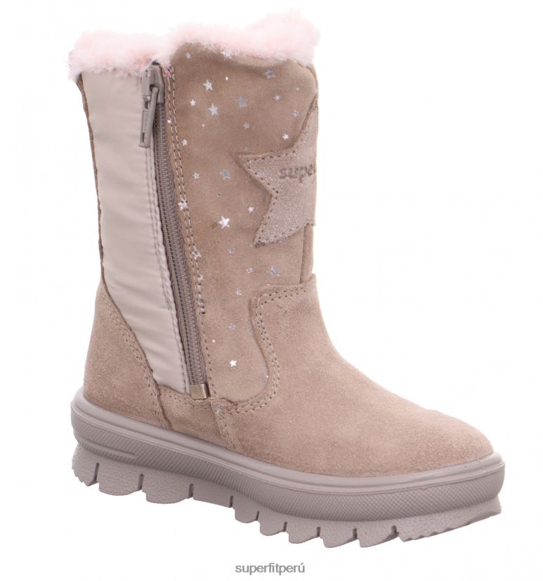 educación física Superfit niños pequeños flavia - bota con cremallera beige V06L24713 botas