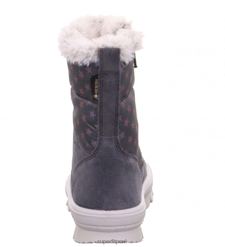 educación física Superfit niños pequeños flavia - bota con cremallera gris V06L24737 botas