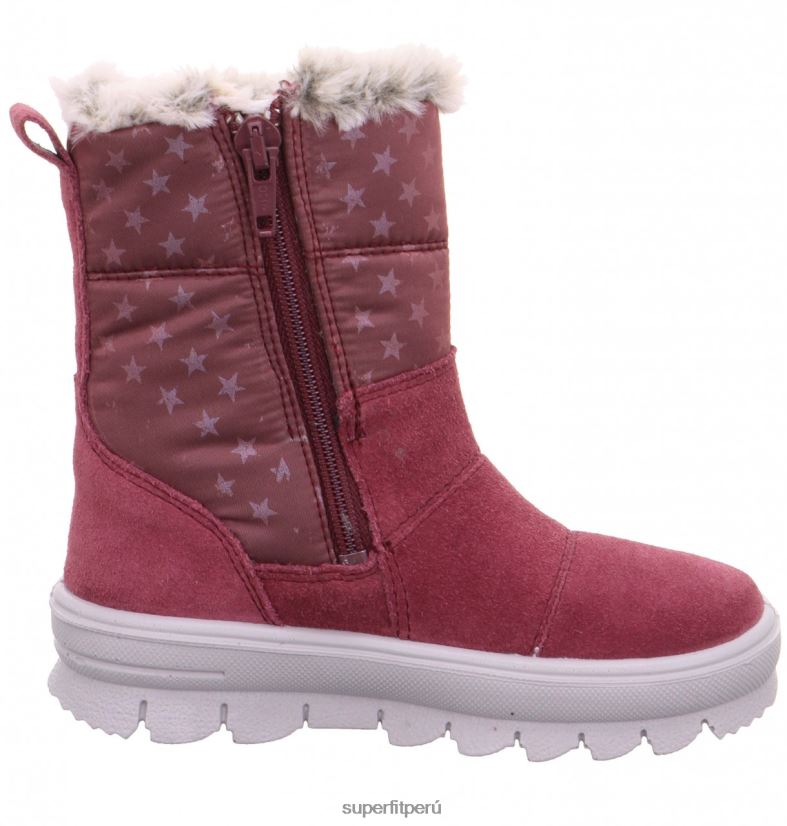 educación física Superfit niños pequeños flavia - bota con cremallera rosa V06L24692 botas