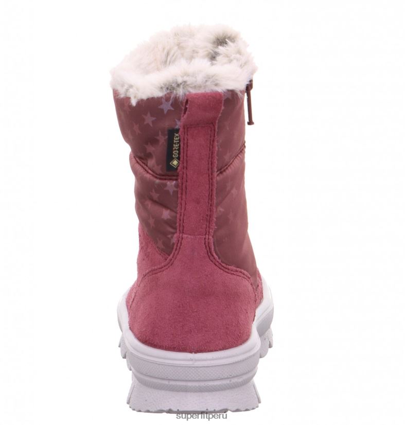 educación física Superfit niños pequeños flavia - bota con cremallera rosa V06L24692 botas