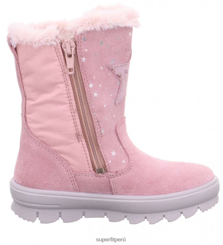 educación física Superfit niños pequeños flavia - bota con cremallera rosa V06L24750 botas