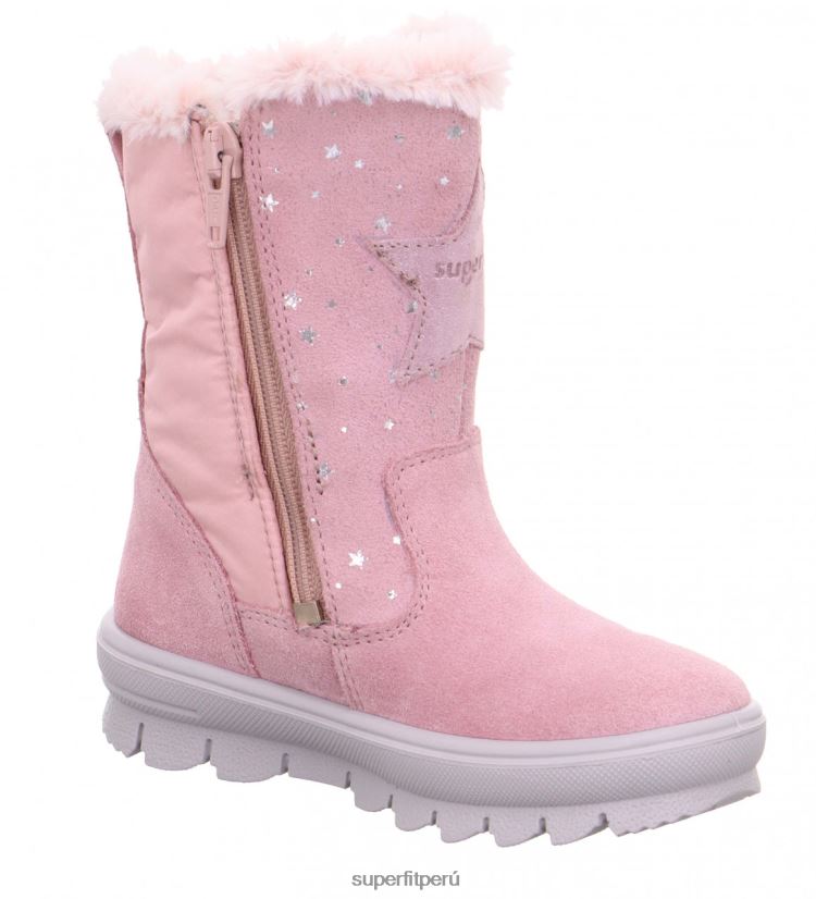 educación física Superfit niños pequeños flavia - bota con cremallera rosa V06L24750 botas