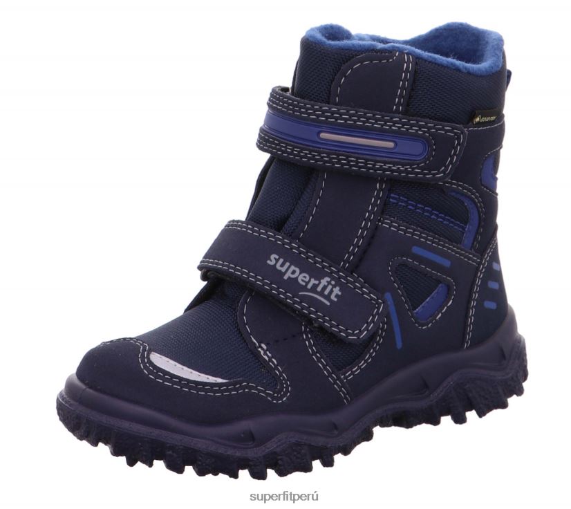 educación física Superfit niños pequeños husky - bota con cierre de velcro azul V06L24700 botas