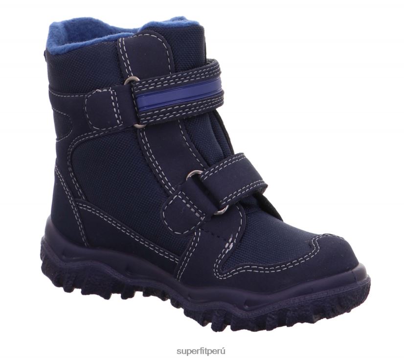 educación física Superfit niños pequeños husky - bota con cierre de velcro azul V06L24700 botas