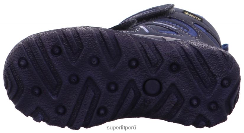 educación física Superfit niños pequeños husky - bota con cierre de velcro azul V06L24700 botas