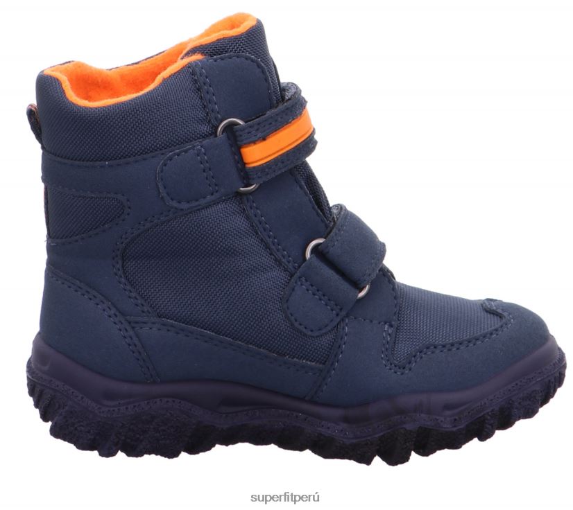 educación física Superfit niños pequeños husky - bota con cierre de velcro azul/naranja V06L24702 botas