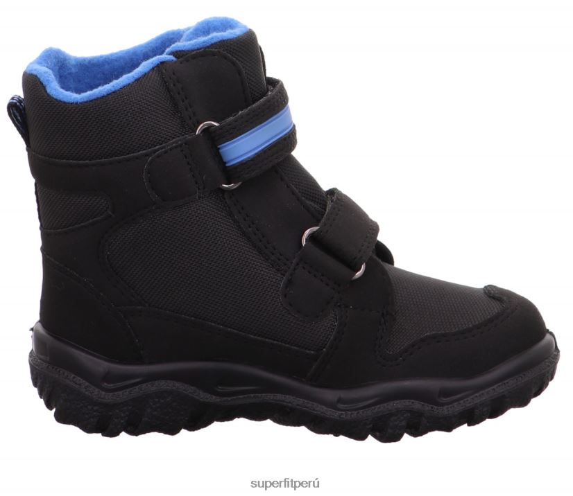 educación física Superfit niños pequeños husky - bota con cierre de velcro azul negro V06L24701 botas
